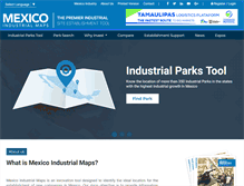 Tablet Screenshot of mexicoindustrialmaps.com